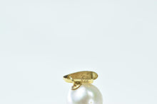 Load image into Gallery viewer, 18K Vintage 7.9mm Pearl Classic Simple Fashion Pendant Yellow Gold