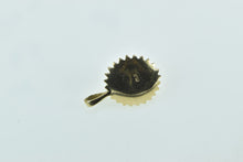 Load image into Gallery viewer, 14K Vintage Flower Sun 7.7mm Pearl Fashion Pendant Yellow Gold