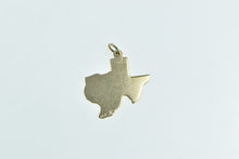 Load image into Gallery viewer, 14K Texas State Cut Out Travel Souvenir Charm/Pendant Yellow Gold