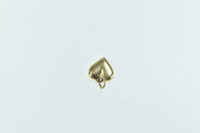 Load image into Gallery viewer, 14K Puffy Heart Forget Me Not Love Symbol Charm/Pendant Yellow Gold