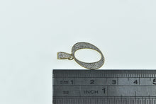Load image into Gallery viewer, 14K O Letter Monogram Name Diamond Encrusted Pendant Yellow Gold