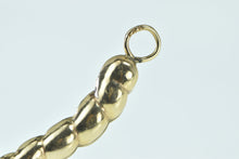 Load image into Gallery viewer, 14K Puffy Italian Horn Spiritual Protection Symbol Pendant Yellow Gold