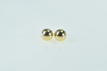 Load image into Gallery viewer, 14K 6.9mm Classic Ball Sphere Stud Fashion Simple Earrings Yellow Gold