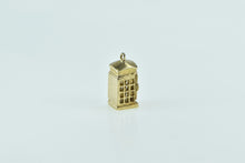 Load image into Gallery viewer, 9K 3D Articulated London Phone Box Souvenir Charm/Pendant Yellow Gold