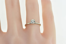 Load image into Gallery viewer, 14K 0.55 Ct Diamond Solitaire Classic Engagement Ring Yellow Gold