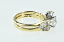 Load image into Gallery viewer, 14K 1.44 Ctw Diamond Engagement Wedding Band Set Ring Yellow Gold