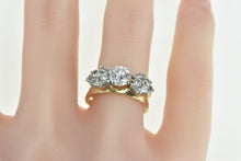 Load image into Gallery viewer, 14K 1.44 Ctw Diamond Engagement Wedding Band Set Ring Yellow Gold