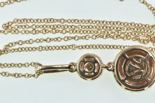 Load image into Gallery viewer, 14K LeVian 0.75 Ctw Diamond Halo Tiered Pendant Necklace 18.25&quot; Rose Gold