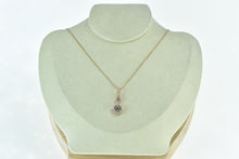 Load image into Gallery viewer, 14K LeVian 0.75 Ctw Diamond Halo Tiered Pendant Necklace 18.25&quot; Rose Gold