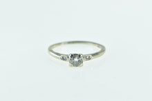 Load image into Gallery viewer, 18K 0.30 Ctw 1940&#39;s Diamond Classic Engagement Ring White Gold