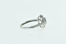 Load image into Gallery viewer, 18K 1.00 Ctw Round Diamond Halo Engagement Ring White Gold