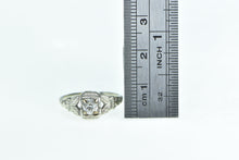 Load image into Gallery viewer, 18K 0.30 Ct Old European Cut Diamond Engagement Ring White Gold