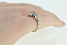 Load image into Gallery viewer, 18K 0.30 Ct Old European Cut Diamond Engagement Ring White Gold