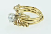 Load image into Gallery viewer, 14K 14K 0.85 Ctw Diamond Engagement Bridal Set Ring Yellow Gold