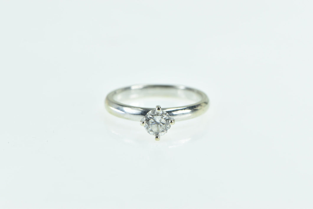 18K 0.45 Ct Tiffany & Co. Diamond Engagement Ring White Gold