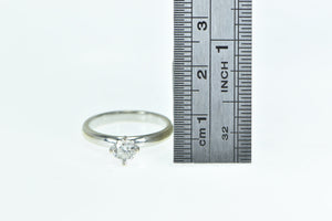 18K 0.45 Ct Tiffany & Co. Diamond Engagement Ring White Gold