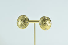 Load image into Gallery viewer, 14K SeidenGang Athena Neoclassical Diamond Clip Earrings Yellow Gold