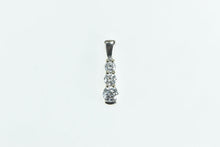 Load image into Gallery viewer, 18K 0.50 Ctw Tiered Diamond E-F Classic Statement Pendant Yellow Gold