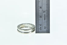 Load image into Gallery viewer, 18K BVLGARI Designer Band B Zero Wedding Band Ring White Gold