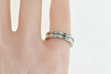 Load image into Gallery viewer, 18K BVLGARI Designer Band B Zero Wedding Band Ring White Gold