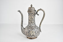 Load image into Gallery viewer, Sterling Silver Jacobi &amp; Jenkins Antique Floral Coffee Tea Pot