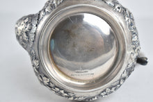 Load image into Gallery viewer, Sterling Silver Jacobi &amp; Jenkins Antique Floral Coffee Tea Pot