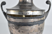 Load image into Gallery viewer, Sterling Silver 1914 Harry Freeman Lidded Trophy Pot Urn 8&quot;