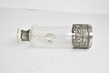 Load image into Gallery viewer, Sterling Silver Picnic Glass Cruet Dressing Bottle