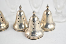 Load image into Gallery viewer, Sterling Silver Salt Pepper Herb Shaker Seasoning Set (4 pcs)