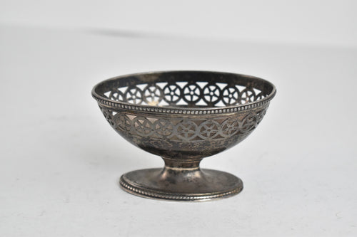 Sterling Silver 1781 Robert Hennell I Oval Pierced Candy Bowl