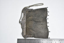 Load image into Gallery viewer, Sterling Silver German Art Nouveau Antique Mesh Chain Purse