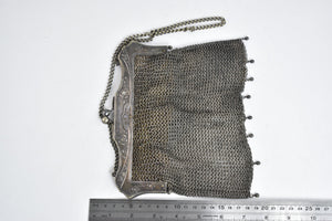 German Art Nouveau Antique Mesh Chain Purse