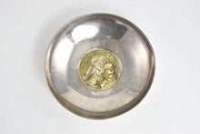 Load image into Gallery viewer, Sterling Silver Bronze Greek Nymph Faun Bowl Trinket Dish