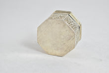 Load image into Gallery viewer, Sterling Silver Antique Burmese Betel Lidded Box Trinket