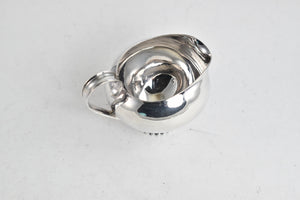 Sterling Silver Mid Century Dot Trimmed Coffee Creamer