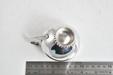 Load image into Gallery viewer, Sterling Silver Mid Century Dot Trimmed Coffee Creamer