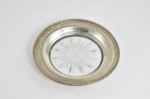 Sterling Silver Frank M Whiting Talisman Rose Lemon Dish