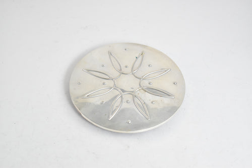 Sterling Silver Mid Century Towle Hot Plate 3 Footed Trivet