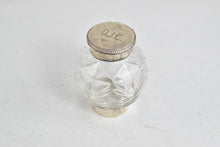 Load image into Gallery viewer, Sterling Silver 1904 Charles Stuart Harris London Cut Crystal Inkwell