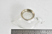 Load image into Gallery viewer, Sterling Silver Vintage Glass Coffee Creamer Gravy Boat