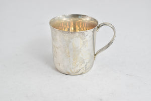 Sterling Silver Tiffany & Co Engraved Baby Cup Mug