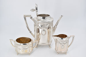 Sterling Silver Koch & Bergman Regal Tea Set 3pcs