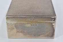 Load image into Gallery viewer, Sterling Silver 1962 Harman Brothers Wood Lined Monogram Box