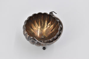 Sterling Silver Gorham Scalloped Basket Candy Handle Bowl