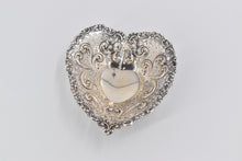 Load image into Gallery viewer, Sterling Silver Gorham 966 Filigree Footed Ball Heart Dish