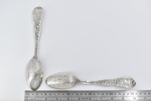 Sterling Silver Tiffany & Co Chrysanthemum Serving Spoons