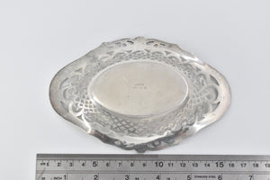 Sterling Silver Antique German C Heisler Pierced Candy Dish