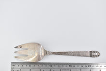 Load image into Gallery viewer, Sterling Silver Intn&#39;t Northern Lights Medium Solid Cold Meat Serving Fork