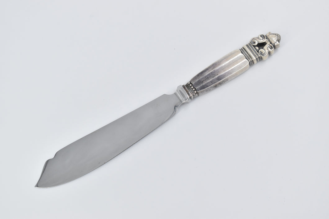 Sterling Silver Georg Jensen Acorn Cheese Plane Knife