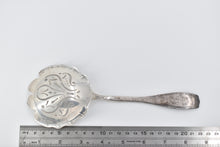 Load image into Gallery viewer, Sterling Silver Towle Pomona Pattern Pierced Serving Vegetable Server